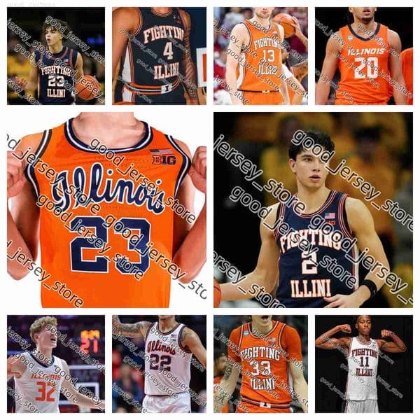 Illinois Fighting Illini College Basketball Jersey M ensT eamP layerN amesM irkovicB randonL eeP etrovicI visicJ akstysW aglerF agbemiB oswellS tojakovicD u rable