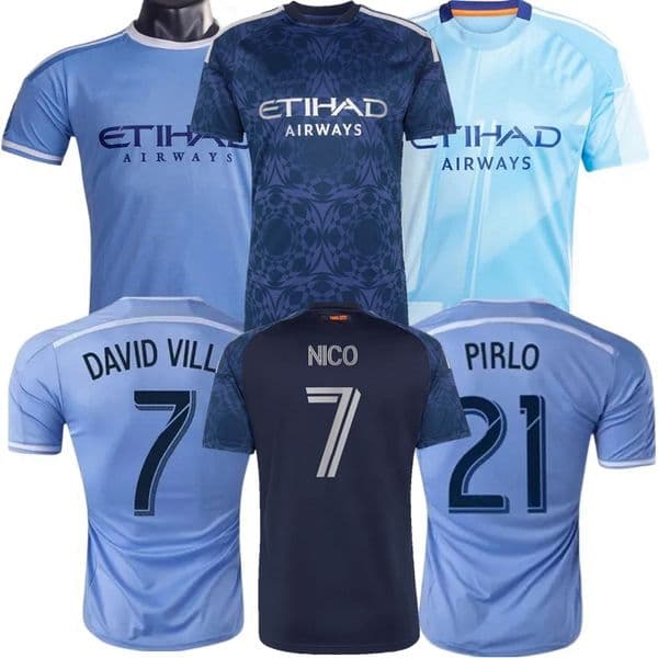 2026 New New 15 outdoor 16 Retro Soccer Jerseys York City 2027 FC DAVID VILLA LAMPARD PIRLO NICO WOLF MARTINS OJEDA MORALEZ A.Martinez TALLES MAGNO 26 27 Outdoo