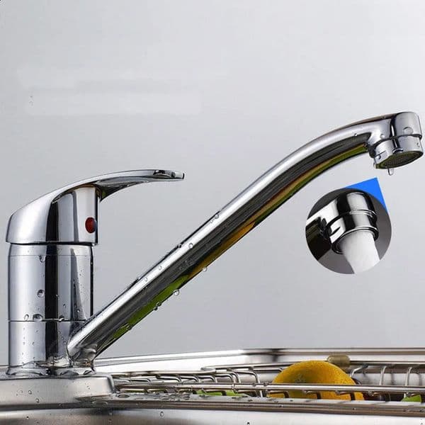 Short Model Bathroom Basin Faucet Single Hole Kitchen Sink Cold Wash Mixer Crane Tap 360 Rotation Faucets 260122