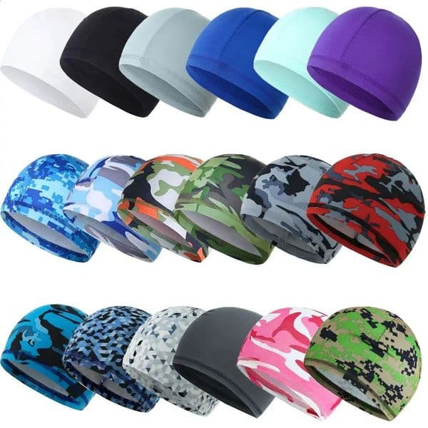 Summer Cycling Beanie Men Cap Women Hat Motorbike Camouflage QuickDry Elastic Bicycle AntiUV Fishing Breathable Run Sports 260206