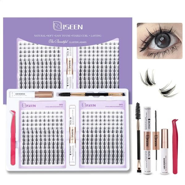 Eyelashes Cluster Cat Eye Lashes Natural long Lashes Individual Lashes Mixed Length Eyelash Extension DIY Lashes 260129