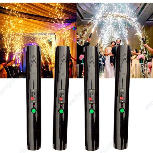 2026 New 4Pcs Hand Held Cold Fountain Wedding Machine Hold Sparkler Shooter Marriage Bride Couple Entry Spark First Dance Dj Groom Free Ship