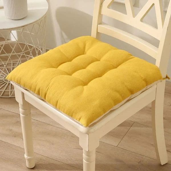 Comfortable30/40/45/50 Dining Chair Seat Cushion Printed Thicken Round/square Ground Mat Non-slip Cushion Student Office Canteen 260129