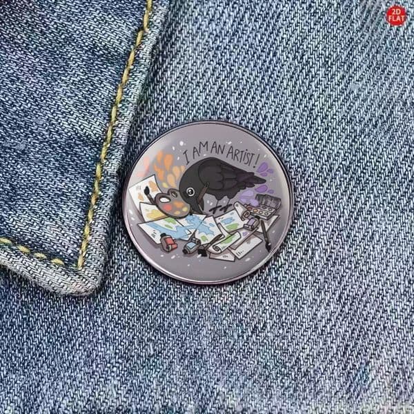 Anime pins Anime badges cartoon enamel pin Halloween dark quotes pin badge horror scary gothic japanese game tv movie film pin science fiction accessory C54