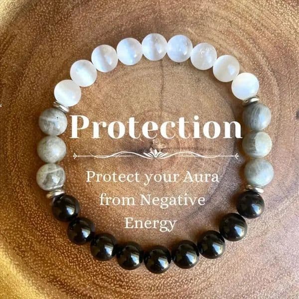 Natural stone protective bracelet brings security good luck and health is the ideal gift for men women 260206
