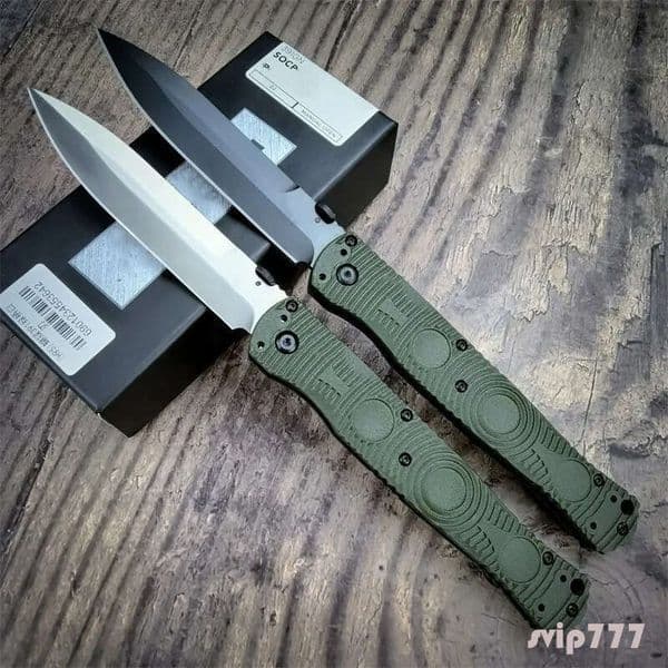 4 Models 391BK SOCP BM Tactical knife Folding Knife Bugout S35V Blade Nylon-Fiber Handles Camping Hunting Survival Knives 940 9400 3300 5370 537 EDC Tools