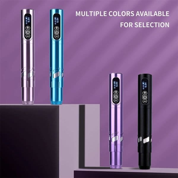 2pc Battery Tattoo Pen Wireless Power Tattoo Machine Professional Pen Tattoo Machine Makeup For Professionals And Beginners 260130