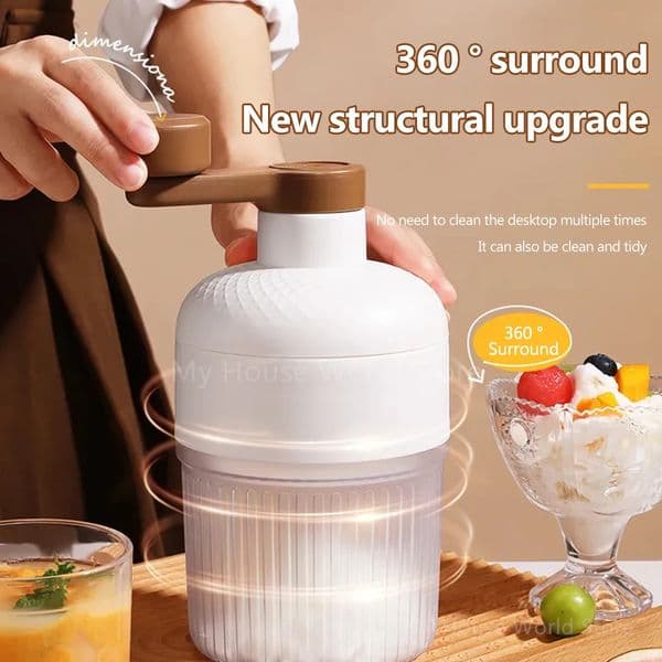 Shaved Ice Machine Mini Ice Crusher Hand Operated Shaved Ice Milkshake Maker Household Portable Small Hail Machine Kitchen Tool 260124