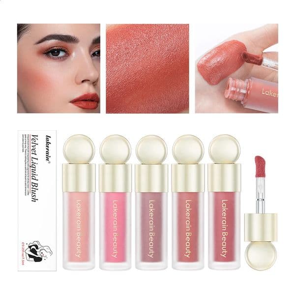 Blush Liquid Blusher Real Makeup Blush Matte Palette Blusher Cosmetics Products Liquid Cream Stick Pink Face raremakeup Beauty 260126