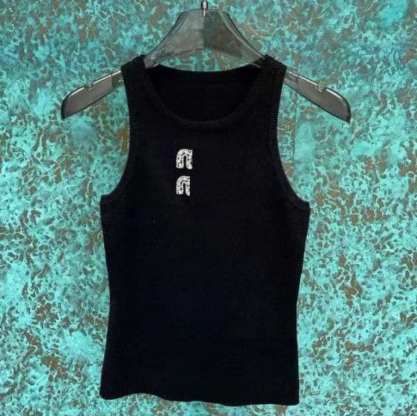 Womens Yoga Embroidery Top Tops Women Sleeveless T Breathable Sport Designer Shirt Tank Wet Woman Knitted Vest