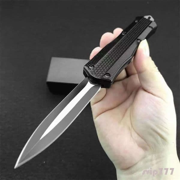 knife A161-Models Combat-TR Knife Double action 440c Blade Zinc aluminum Alloy handles Tactical Pocket Knives Self-Defense EDC Tools
