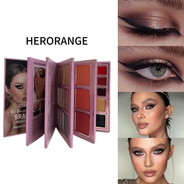 BookStyle 78Color Makeup Palette Shimmer Matte Eye Shadows Highlighter Contour AllinOne Professional Kit 260207