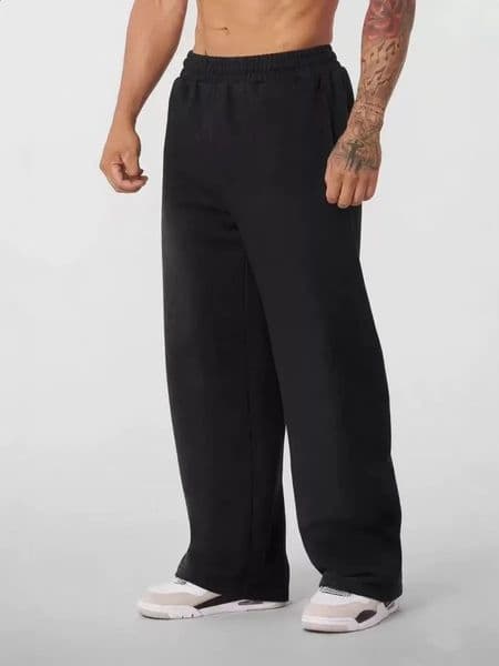 Mens Sweatpants Elastic Waist Joggers Track Pants Casual Sport Fitness Gym Clothing Autumn All-Match Loose Comfy Trousers 260208