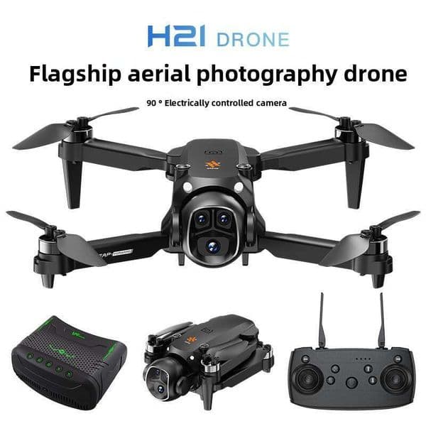 H21 Optical Flow Positioning Brushless HD Aerial Photography ESC Camera Remote Control Aircraft Drone Kuhangxin