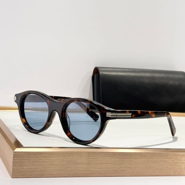 Sunglasses For Men Women Fashion 0271 Summer Designer Stylish High Street Catwalk Style Anti Ultraviolet UV400 Acetate Round Full Frame Glasses Random Box