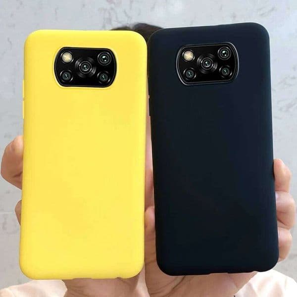 Xiaomi Pro Case Soft Matte Liquid Silicone Shockproof Bumper Phone Cases For Poco X3 NFC PocoX3 Candy Color Fundas J260205