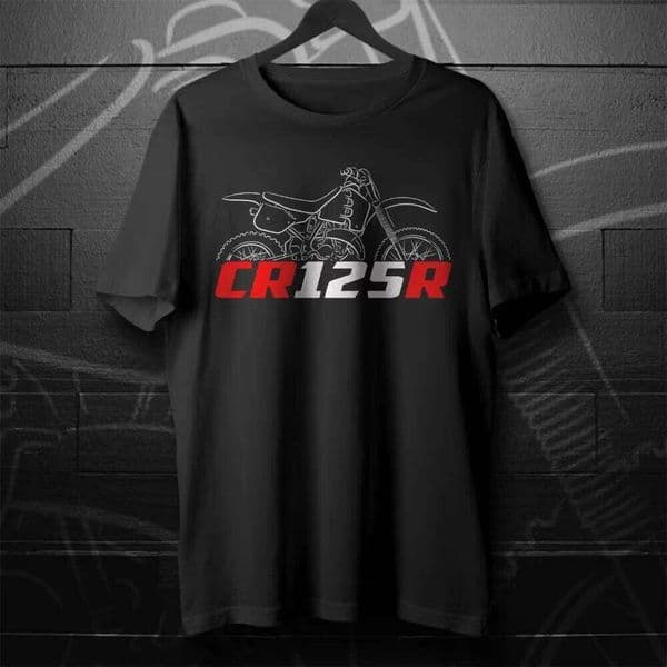 Honda 2026 Hot Men's Women's T-shirt CR125R Summer Cotton Shirts Spring and Autumn New Motorcycle Racing Car Sports Top H260224