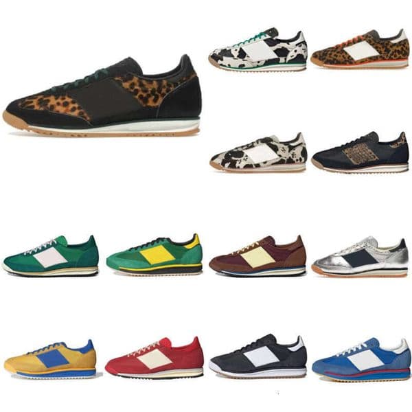 Hot SL 72 Women Mens Designer Shoes Low Tops sl72 OG Trainers Utility Yellow Royal Preloved Green Core Black Charcoal Grey Platform Loafers Sneakers