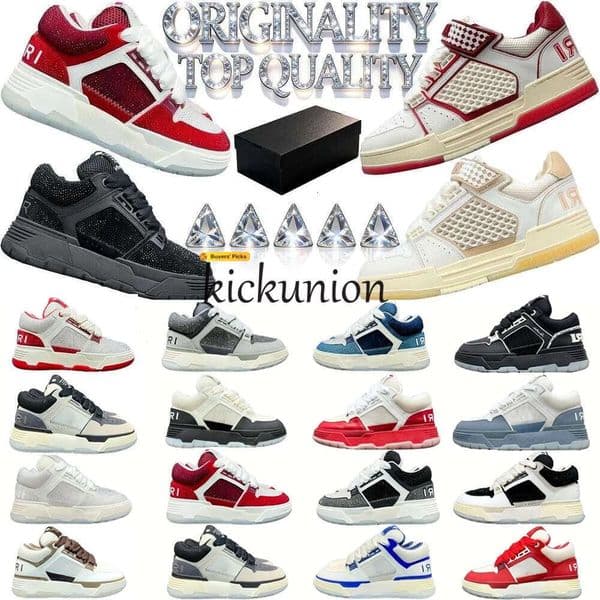 AAAAA top-quality ma-1 designer skeltop2 best-selling couple's bone men women am brand shoes leather mesh daily outfit various color styles complete sizes 35-46