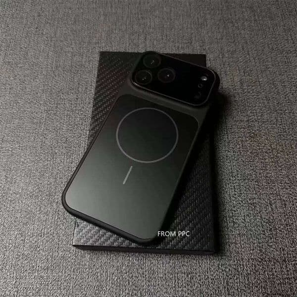 Glass Nano Original Matte Case for iPhone 17 16 15 Pro Max 17Pro Shell Magnetic Magsafe Wireless Charging Armor Phone Cover Capa J260205