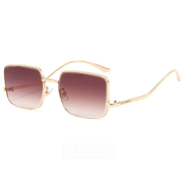2026 Designer Sunglasses Luxury Eyeglasses Brand Glasses Fashion Unisex Square Frame Summer Retro Outdoor Beach Goggle Shading Polarized Glass With Box CC303