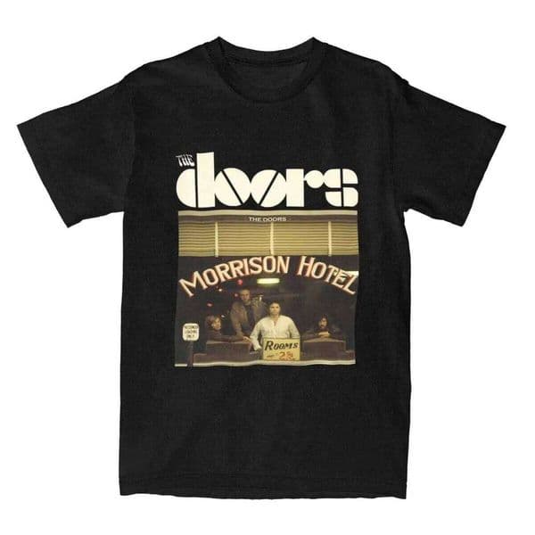 Men Women The Doors Band Morrison Hotel Accessories Pure Summer T-shirt Clothing Casual Tee Shirt Adult H260225