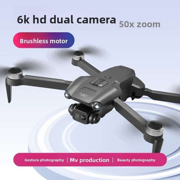 New V28 Cross-Border Brushless Motor Drone Optical Flow Dual Aerial Photography HD Remote Control Aircraft Quadcopter Kuhangxin