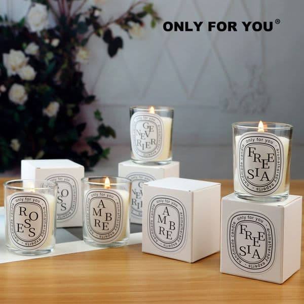 Scented Candle Designer 100g Romantic Transparent Fragrance Aromatic Home Bedroom Smokeless Birthday Gift Decoration