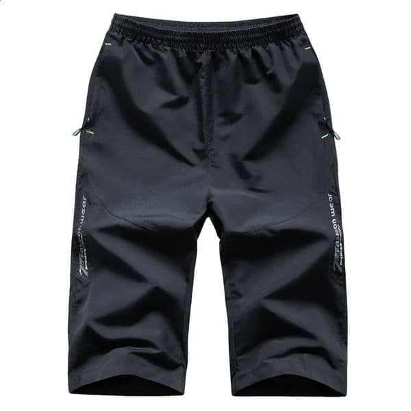 Summer Sports Cropped Trousers Quick-drying Large Size 7XL 8XL Mens Casual 34 Pants Thin Workout Mens Fashion Baggy Shorts 260209