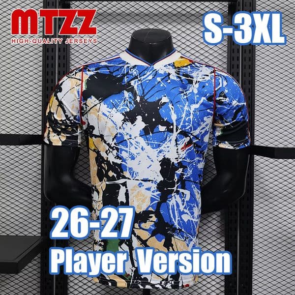 MTZZ 26 27 Stone Roses Soccer Player Version Jersey Cunha Fernandes Yoro Ugarte Mbeumo Martinez De Ligt Yoro Dorgu Sesko Man Top Football Shirt 2025 2026 Slim Fit