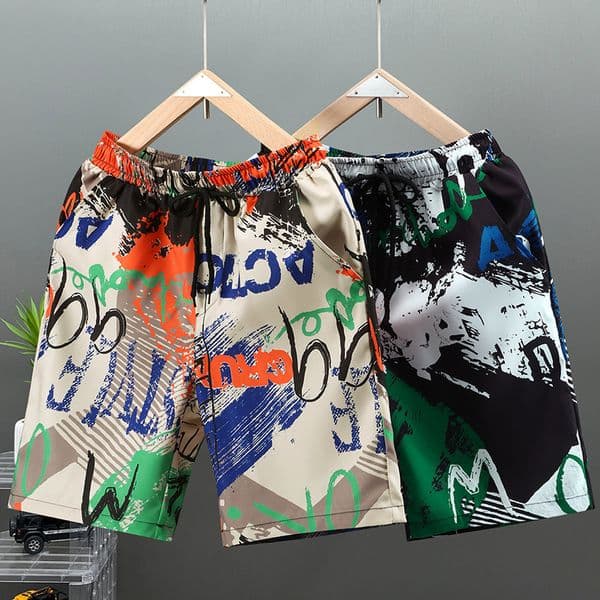 2026 Design Casual Running And Sports Shorts Five-piece Straight Luxury Men's Beach Pants