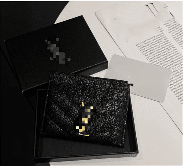 Women card holder designer wallet cardholder designer purse women genuine Leather Womens men Purses Mens Key Ring Credit Coin Mini Wallet wholesale with box YY1