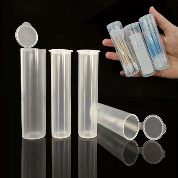 Mini Toothpick Holder Portable Swab Storage Box Set2pcs Travel Organizer for Makeup Brushes SwabsSmall Essentials with Lids 260204