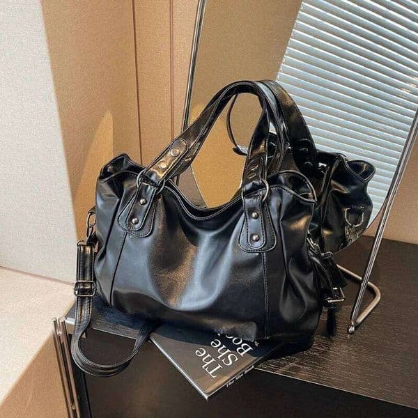 Large Capacity PU Shoulder Thread Solid Casual Tote Crossbody Bag 2025 Hot Sale Bags for Women Bolsas Femininas H260225