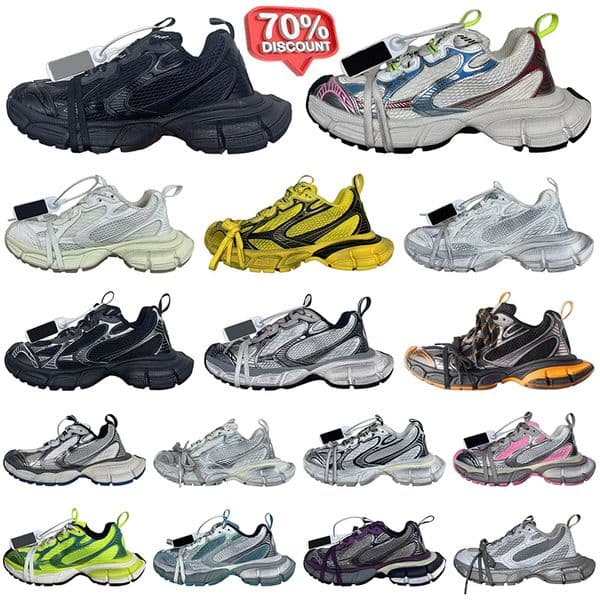 2026 Designer Track 10.0 Casual Triple-S Sneakers Black White Green Platform brand Nylon Mesh Outsole Runner Shoes Men Women Outdoor Trainers 35-45