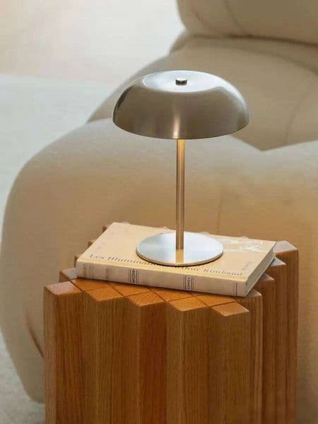 Cordless Touch Table 3 Colors Dimmable LED Desk Lamp, Rechargeable Portable Bedside Lamp for Home Office Decor Gift Z260224