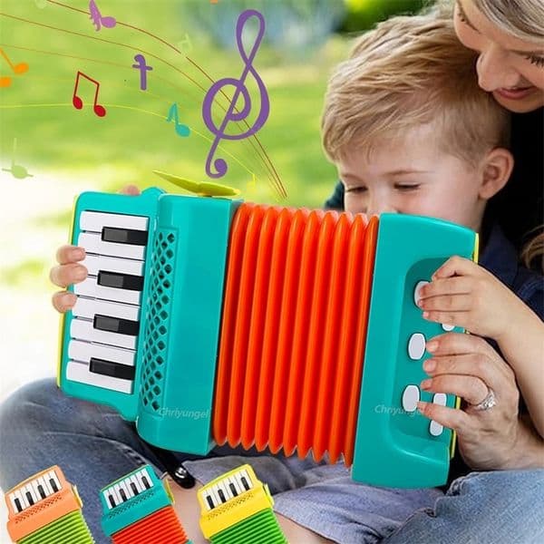 Accordion Toy for Kid Piano Musical Playing Musical Instrument Educational Toys Gifts for Toddlers Boys Girls 260127