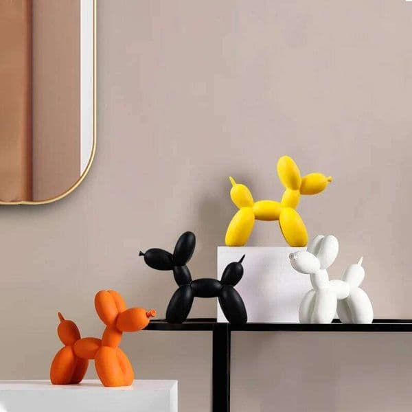 Nordic Creative Balloon Dog Resin Crafts Home Porch Living Room Office Desktop Exquisite Decoration 26Y0226