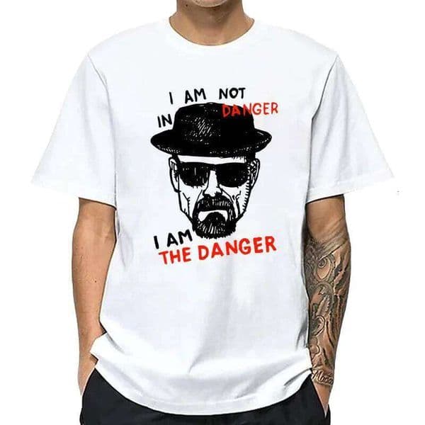 Men's 100% Cotton Short Sleeve Breaking Bad Casual Heisenberg Print Summer Tshirt Cool T-shirt Male Men Tops C260226
