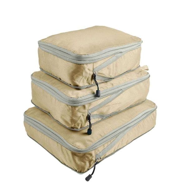 Travel Organizer Compression Packing Cubes for Carry on Luggage Large Capacity Suitcase Set Waterproof Storage Bags 26H0225