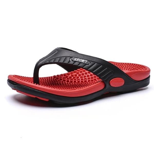 Massage Flip Flops for Men Summer Breathable Beach Shoes Sandals Men Flip Flops Breathable Plus Big Size Men Slippers 260128