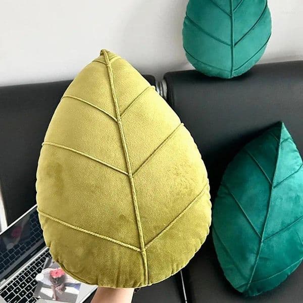 Pillow 1PC Christmas Leaf Shaped Nordic Minimalist For Living Room Sofa Headboard Home Decor Year Gift Decoration