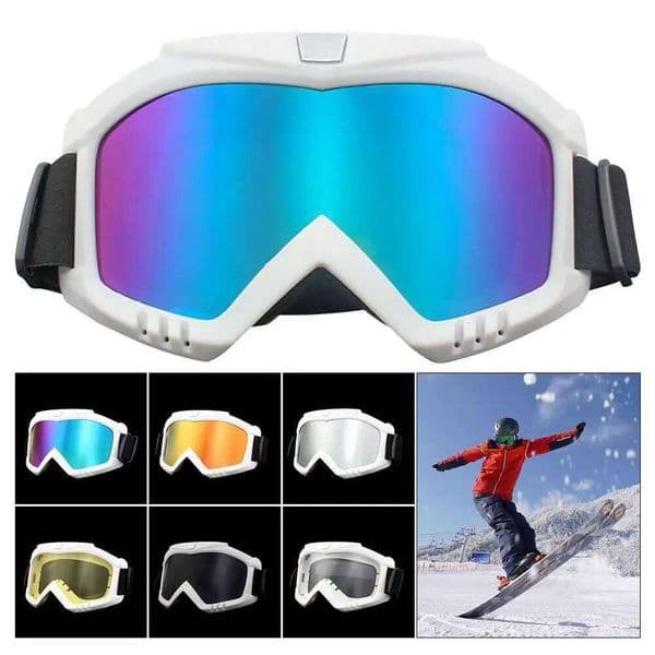 Unisex Winter Windproof Dustproof Outdoor Sports Snowboard Eyewear Glasses Ski Goggles Moto Cycling Z260225