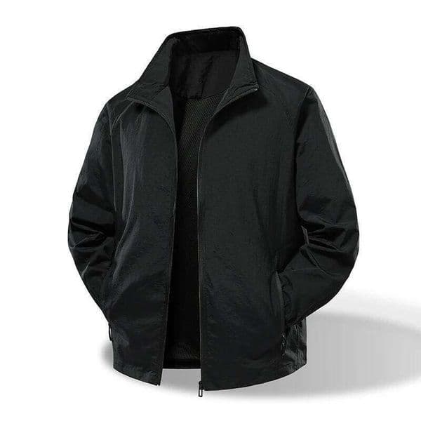 Spring and Autumn new workwear men's elastic waterproof outdoor assault stand collar jacket nylon windbreaker high 26H0226