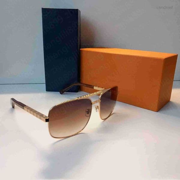 Fashion luxury man mens hot designer sunglasses for men and woman vintage square frame glasses trend leisure style Anti-Ultraviolet