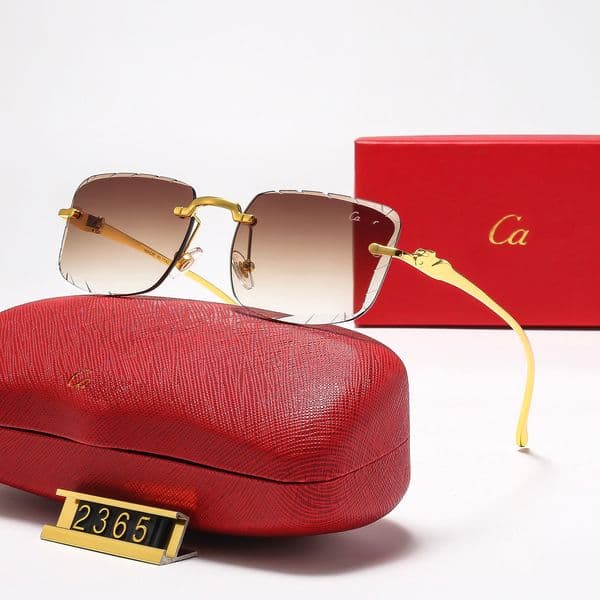 Luxury designer sunglasses Rimless Gentleman sunglasses men Travel photography trend men gift glasses Beach shading UV protection polarized glasses Q260514