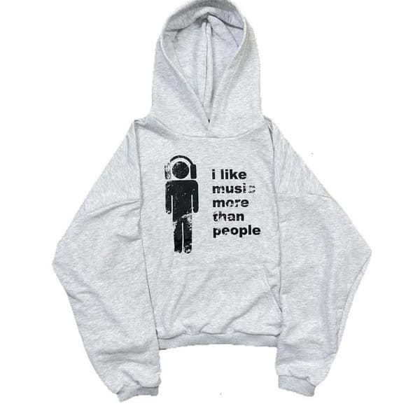 American retro y2k street Harajuku unique letter print dark hooded sweatshirt for both men and women in autumn and winter emo 260208CJ