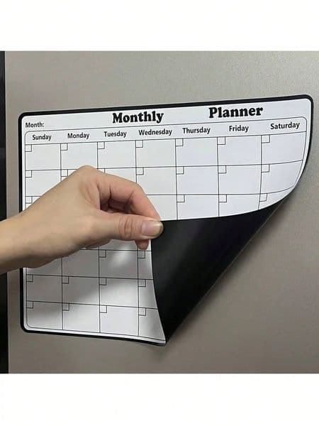 1pc e magnetic refrigerator calendar stickers monthly plan weekly schedule todo list 260122