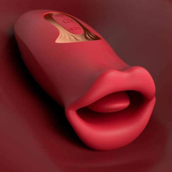 Tongue Licking Vibrator for Women Oral Sex Biting and Vibrating Clitoris Stimulator Nipple Sucker Adult Female Toys Couple Goods W260225