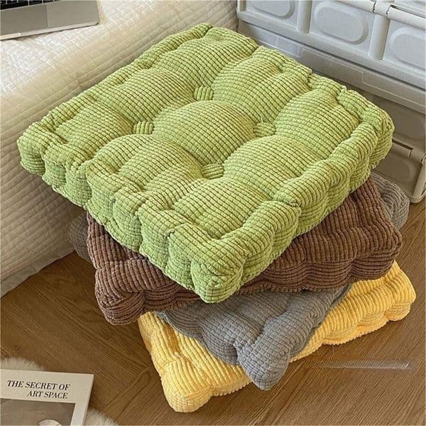 Meditation Floor Square Pillow For Seating On Floor Solid Tufted Thick Pad Cushion For Yoga Balcony Chair Seat Cushions 260202